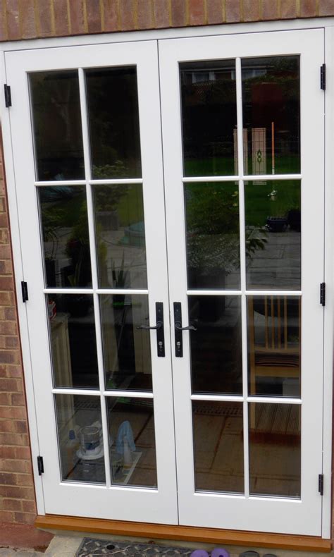 Bespoke Timber External French Doors Clear Glass Supplied And Fitted