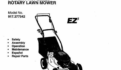 Craftsman Lawn Mower 917.377542 User Guide | ManualsOnline.com