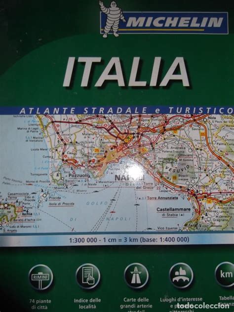 Mapa Michelin De Italia Comprar Mapas Contemporáneos En Todocoleccion