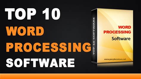 Best Word Processing Software Top 5 List Youtube