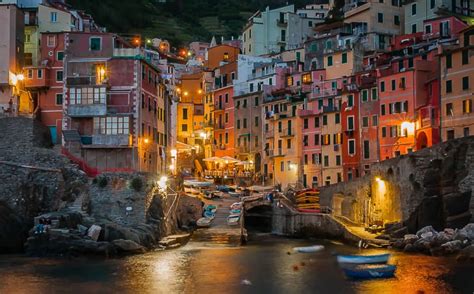 Riomaggiore First Village Of The Five Of The Cinque Terre Italy