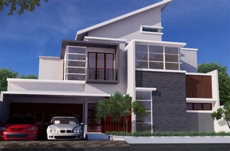 Desain Rumah Kontemporer 2 Lantai Homecare24