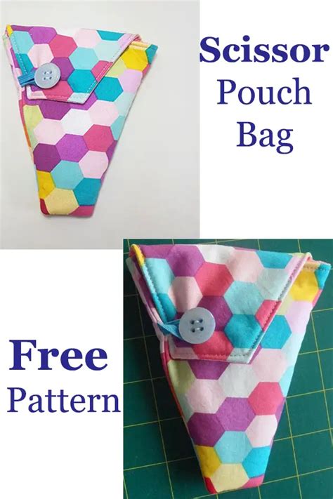 Scissor Pouch Bag Free Pattern Sewing With Scraps