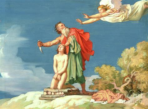The Sacrifice Of Isaac Painting By Hippolyte Flandrin Fine Art America