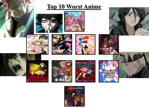 My Top 10 Worst Animes By Candialva11 On Deviantart