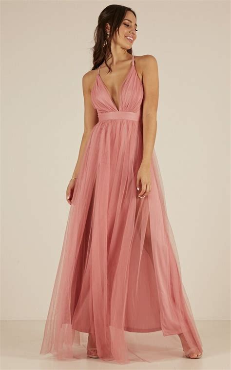 Pink Long Dress Halter Formal Dress Bridesmaid Dresses Prom Dresses