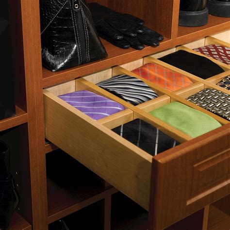 Do small lines, so you don't go much over what your trying to achieve. Drawer Organizers Ties - Custom Closet Accessory - Bertch ...