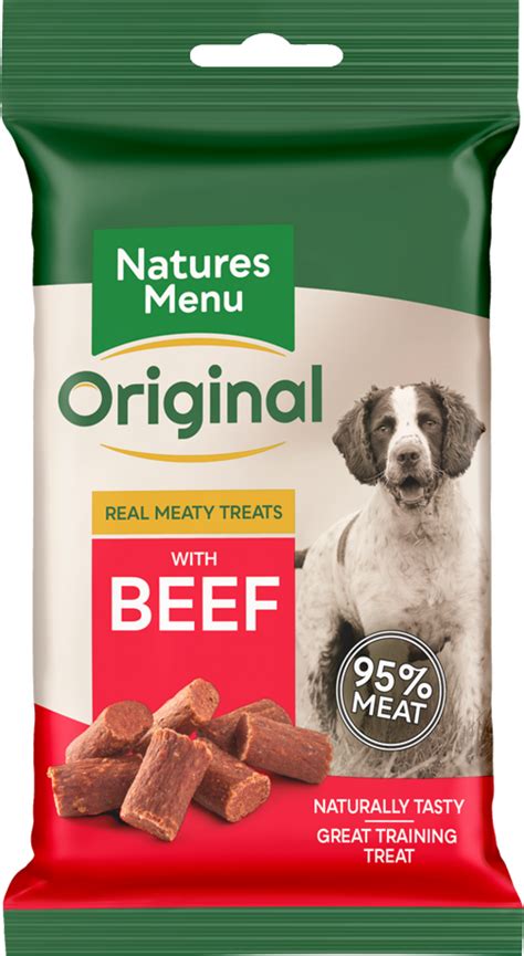 Step up to naturals dog food has many great reviews and is becoming increasingly popular in households across the uk. Beef (NMBFT) - Natural Dog Food | Natures Menu Treats ...