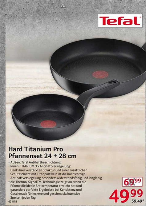 Tefal Hard Titanium Pro Pfannenset 24 28 Cm Angebot Bei Selgros