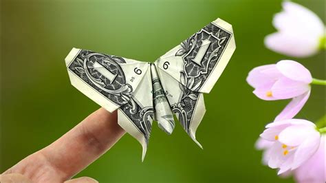 Dollar Bill Origami Butterfly Michael Lafosse Youtube