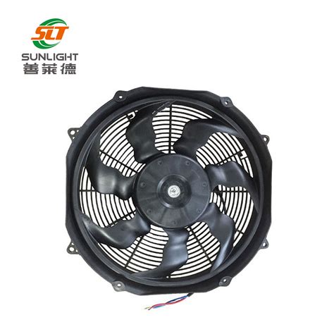 Dc 12v 24v 16inch Axial Brushless Radiator Condenser Cooling Fan China Axial Fan And Blower Fan