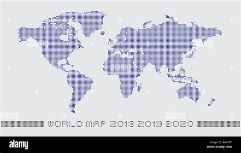 Carte Du Monde Points Par Points Pixels Pr Cis Cercle World Map The