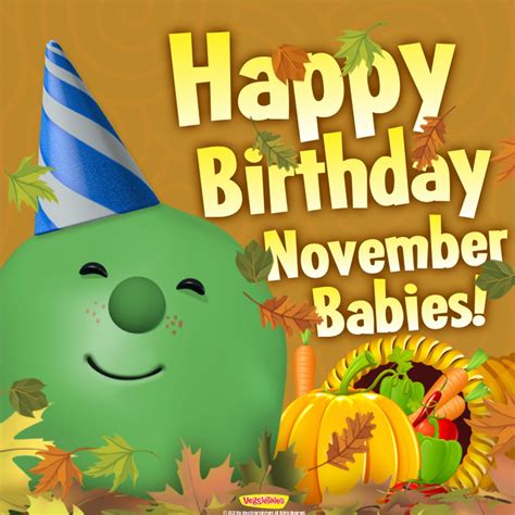 Veggietales On Twitter Happy Birthday November Babies Veggietales