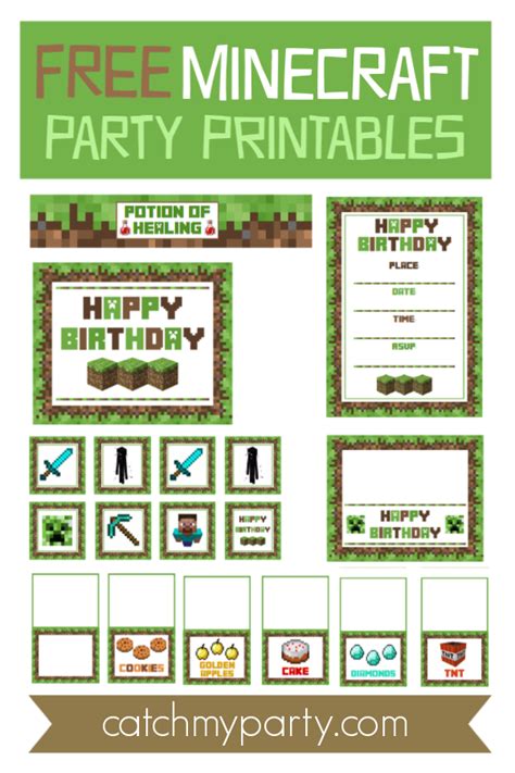 We did not find results for: Download These Awesome FREE Minecraft Party Printables ...