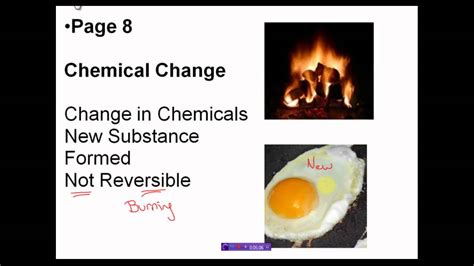 Chemical & Physical Changes of Matter CLEAR & SIMPLE - YouTube