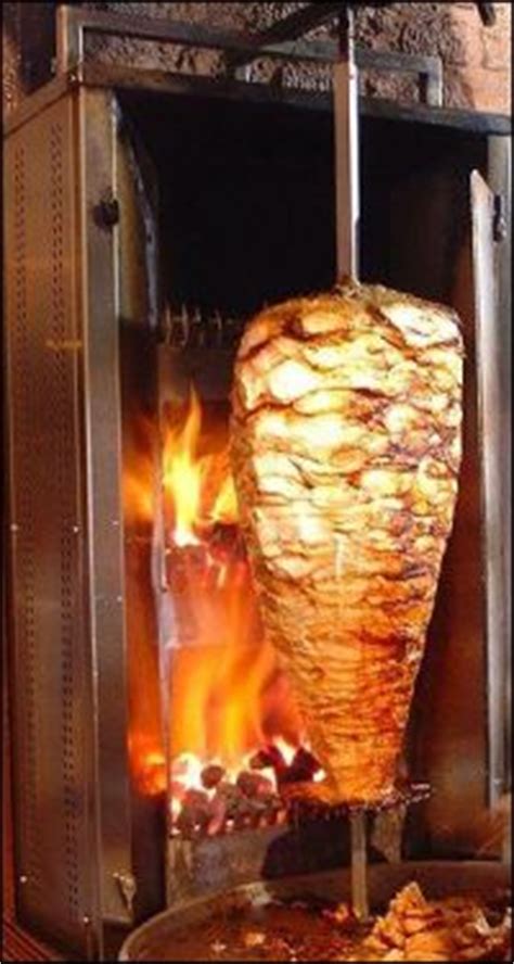 Turn on the rotisserie motor to begin spinning the spit rod. Gyros Sandwich - Chicken Shawarma Recipe