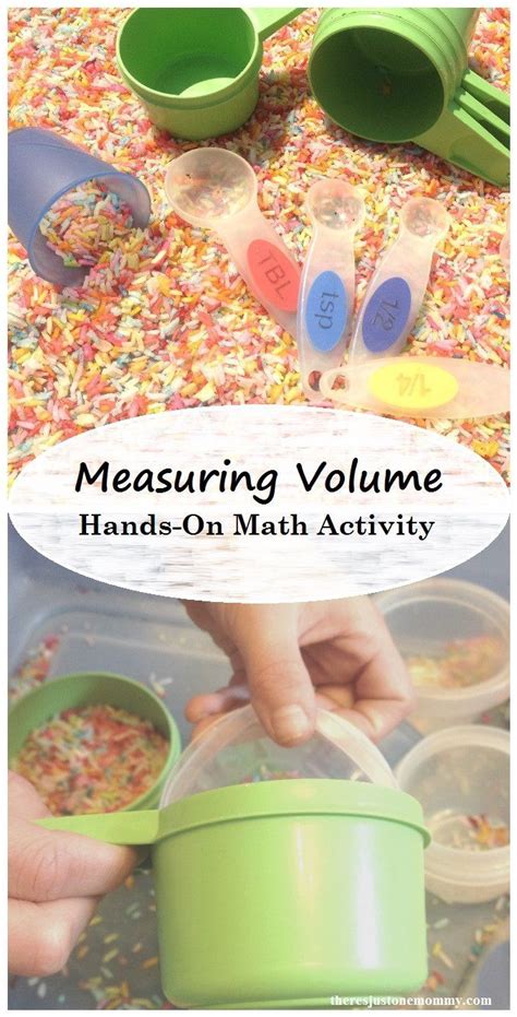 Hands On Measurement Activity Theyll Love Math Activities Volume