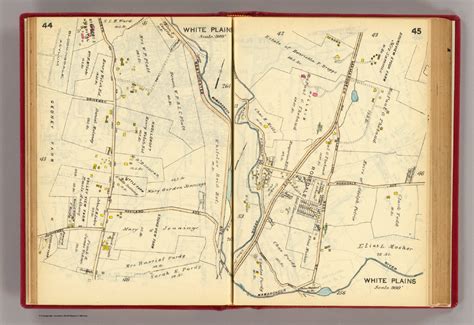 44 45 White Plains David Rumsey Historical Map Collection