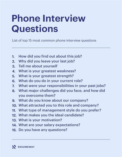 top 15 phone interview questions and answers interview tips phone interview questions job