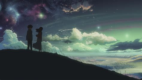 Space Anime Stars 5 Centimeters Per Second Wallpapers Hd Desktop