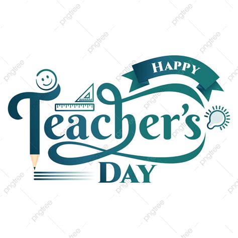 Happy Teacher Days Vector Png Images Typography Of Ha