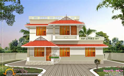 Kerala Style Low Cost Double Storied Home Kerala Home Design And
