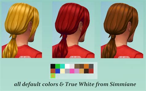 My Sims 4 Blog Long Ponytail For Men By Sydria
