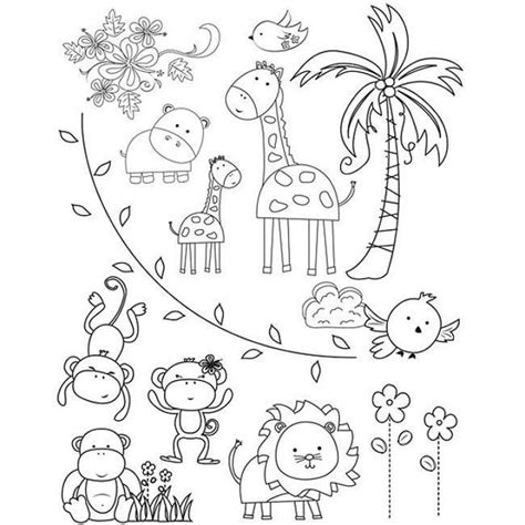 Preschool Coloring Page Of A Zoo Zoo Coloring Pages