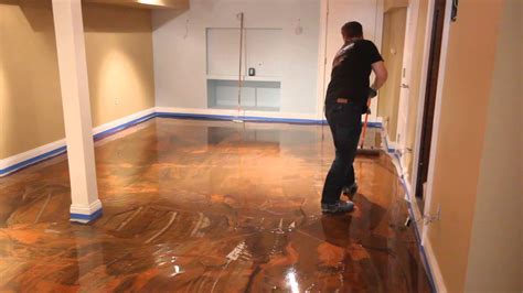 Hundreds of design ideas for every kind of floor by kathleen stoehr. Designer Epoxy - YouTube