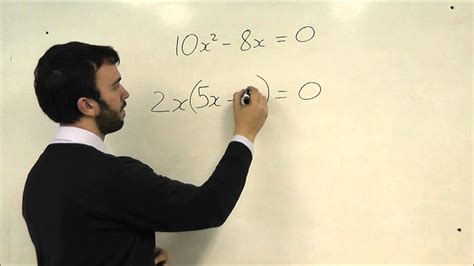In elementary algebra, the quadratic formula is a formula that provides the solution(s) to a quadratic equation. Solving Quadratics no c-value - YouTube
