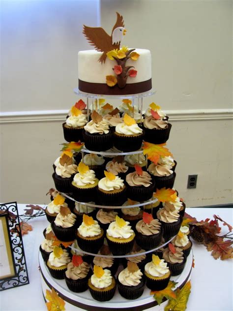 The words on the front say old and grumpy. 80th Birthday Cupcake Tower