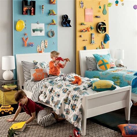 An Updated Classic Pegboard In Kids Rooms Eclectic Kids Room Small