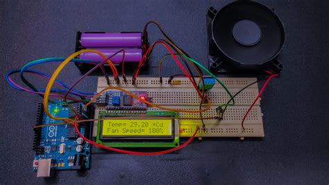 Arduino Based Temperature Controlled Fan Using Dht11 Sensor