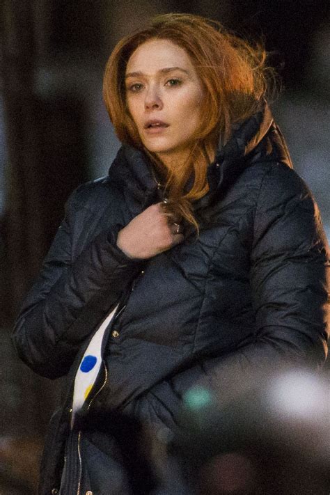 Elizabeth Olsen Marvel Avengersinfinity War Set In Edinburgh Uk 4