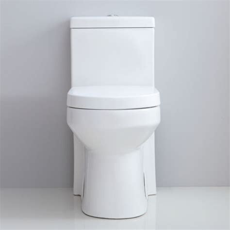 Horow Modern Small Toilet Nib One Piece Toilet Dual Flush W Soft