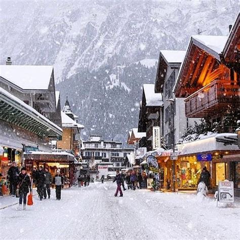 Snowy Mountain Villages Offering All Of The Holiday Feels Places In