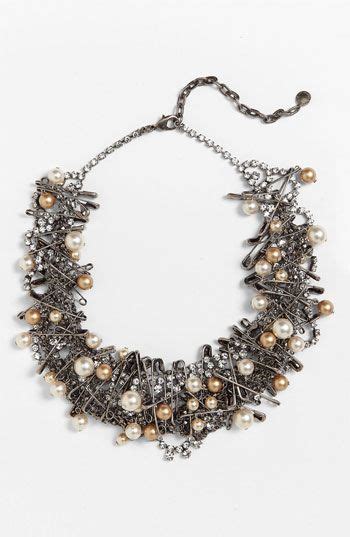 Tom Binns Punk Chic Pearls Statement Necklace Nordstrom Look Closely It S Accented With