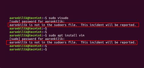 How To Fix Username Is Not In The Sudoers File This Incident Will Be