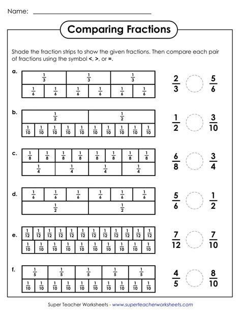 Common Core Worksheets Fractions