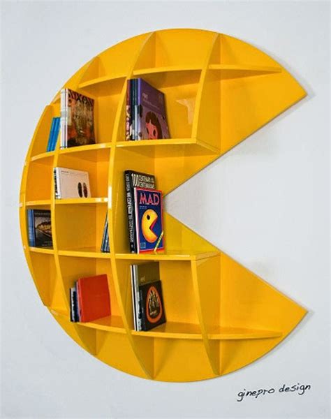 Pacman Bookshelf I Prefer To Use That To Hold Video Games Game Room