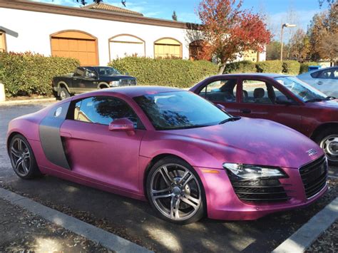 Audi R8 In Pink Transportation Photos Daily Driver