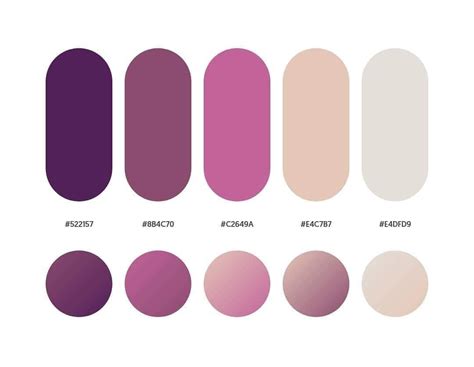Violeta Palette Hex Color Palette Flat Color Palette Color Psychology