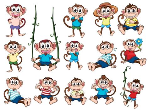 Monkeys Stock Vectors Royalty Free Monkeys Illustrations Depositphotos®