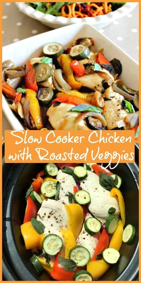 Place the chicken on top. Simple crockpot recipe for slow cooker chicken with ...
