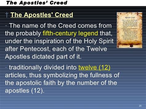 The Apostles Creed 2011