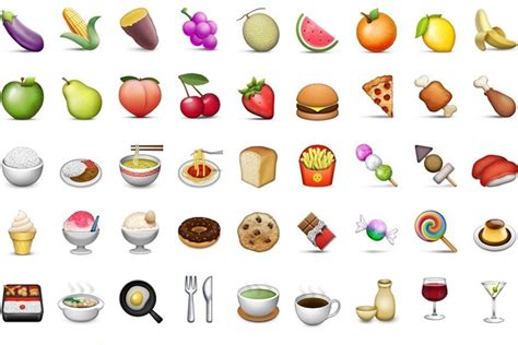 Web Coolness The History Of Food Emoji Best Cookbooks Of 2016 And More