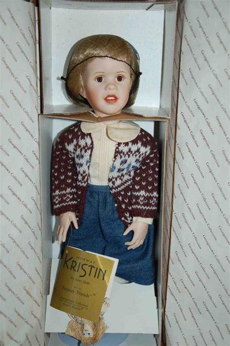 Lot Sissel Skille Norway Kristin Porcelain Doll COA NEW Paradise Estate Sales