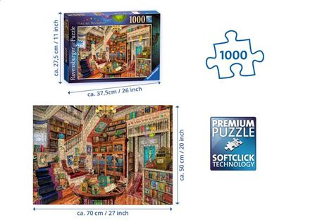 Ravensburger The Fantasy Bookshop 1000pc Jigsaw Puzzle Adult Puzzles