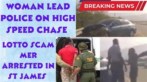 breaking news woman take police on high speed chase see how they caught her lotto scammer