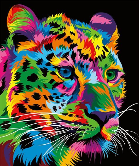 Colorful Animal Paintings Colorful Animals Abstract Animals Animal